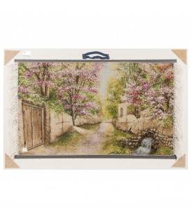 Tableau tapis persan Tabriz fait main Réf ID 903846