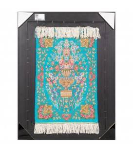 Tappeto persiano Qom a disegno pittorico codice 903848