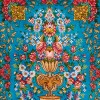 Tableau tapis persan Qom fait main Réf ID 903848