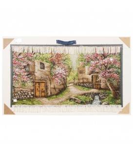 Tableau tapis persan Tabriz fait main Réf ID 903850