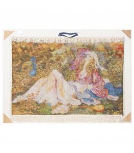 Tappeto persiano Tabriz a disegno pittorico codice 903853