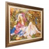 Tableau tapis persan Tabriz fait main Réf ID 903853