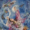 イランの手作り絵画絨毯 タブリーズ 番号 903855
