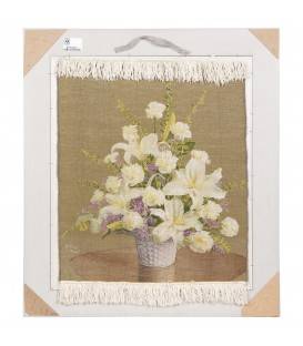 Tableau tapis persan Tabriz fait main Réf ID 903856
