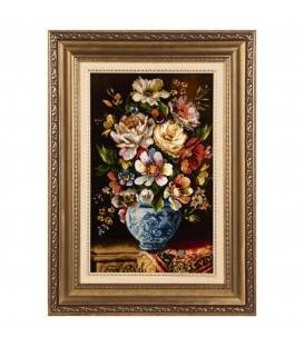 Tableau tapis persan Tabriz fait main Réf ID 903859