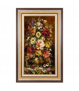 Tableau tapis persan Tabriz fait main Réf ID 903868