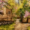 Handgeknüpfter Tabriz Bildteppiche Ziffer 903869