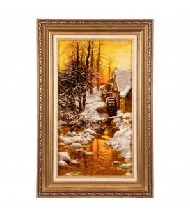 Tappeto persiano Tabriz a disegno pittorico codice 903871