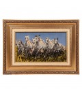 Tableau tapis persan Tabriz fait main Réf ID 903872