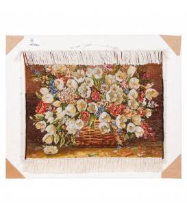 Tableau tapis persan Tabriz fait main Réf ID 903874