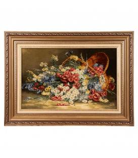 Tableau tapis persan Tabriz fait main Réf ID 903876
