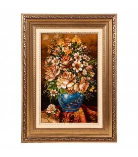 Tableau tapis persan Tabriz fait main Réf ID 903879