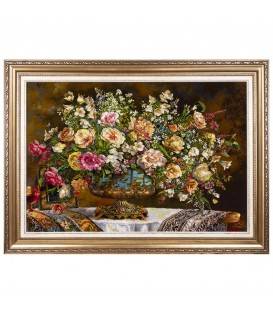 Handgeknüpfter Tabriz Bildteppiche Ziffer 903890
