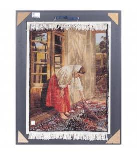 Handgeknüpfter Tabriz Bildteppiche Ziffer 903891