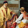 Tableau tapis persan Tabriz fait main Réf ID 903893