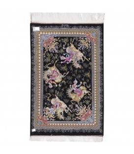 Tappeto persiano Qom a disegno pittorico codice 903902