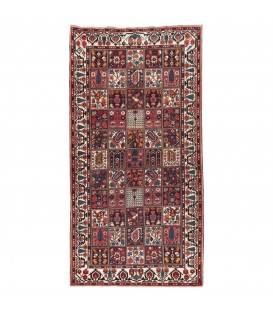 Tappeto persiano Bakhtiari annodato a mano codice 130479 - 164 × 315