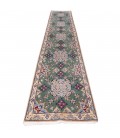 Tappeto persiano Nain annodato a mano codice 130488 - 96 × 427