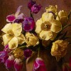 イランの手作り絵画絨毯 タブリーズ 番号 903903