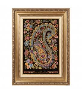 Tappeto persiano Qom a disegno pittorico codice 903905