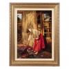 Tableau tapis persan Tabriz fait main Réf ID 903906
