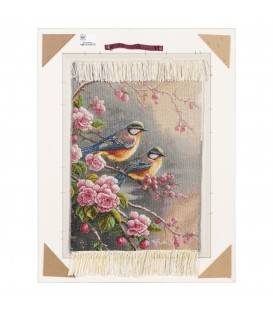 Tableau tapis persan Tabriz fait main Réf ID 903929