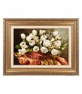 Tableau tapis persan Tabriz fait main Réf ID 903932