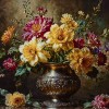 Handgeknüpfter Tabriz Bildteppiche Ziffer 903933