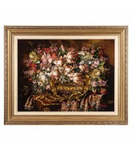 Tappeto persiano Tabriz a disegno pittorico codice 903935