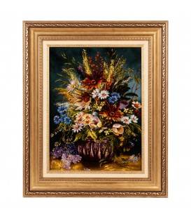 イランの手作り絵画絨毯 タブリーズ 番号 903945