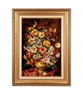 Tableau tapis persan Tabriz fait main Réf ID 903946