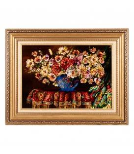 Tableau tapis persan Tabriz fait main Réf ID 903947
