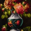 イランの手作り絵画絨毯 タブリーズ 番号 903959