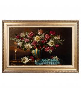Tableau tapis persan Tabriz fait main Réf ID 903964