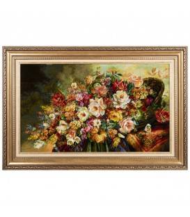 Handgeknüpfter Tabriz Bildteppiche Ziffer 903965
