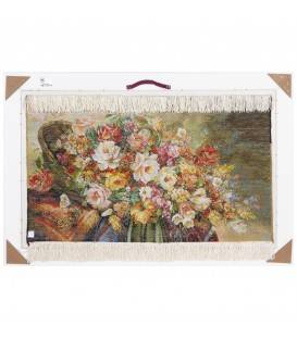 Tableau tapis persan Tabriz fait main Réf ID 903965