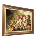 イランの手作り絵画絨毯 タブリーズ 番号 903965