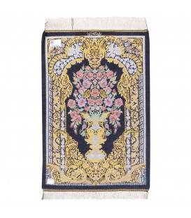 Tableau tapis persan Qom fait main Réf ID 903977