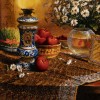 Handgeknüpfter Tabriz Bildteppiche Ziffer 903966