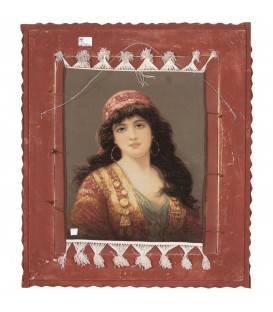 El Dokuma Resimli Halı Tebriz 903967