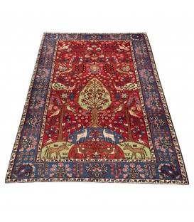 イランの手作りカーペット ナハヴァンド 番号 179545 - 157 × 244