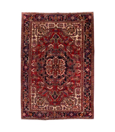 فرش دستباف قدیمی هشت متری هریس کد 179555
