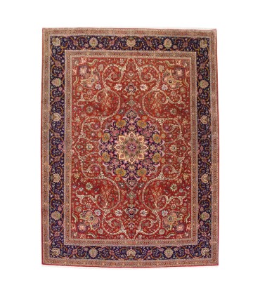 فرش دستباف قدیمی دوازده متری تبریز کد 179557