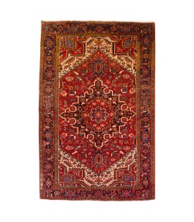 فرش دستباف قدیمی هشت متری هریس کد 179565