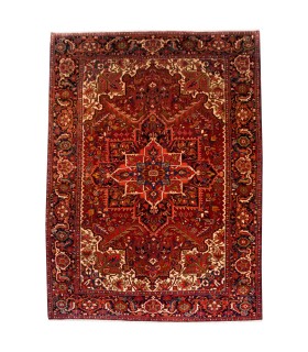 فرش دستباف قدیمی یازده متری هریس کد 179569