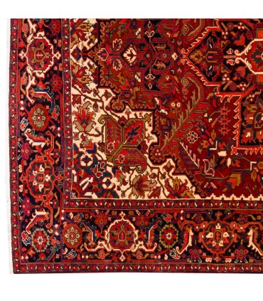فرش دستباف قدیمی یازده متری هریس کد 179569