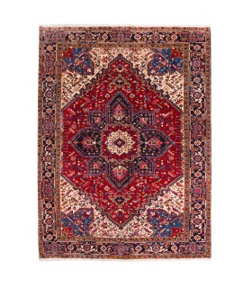 فرش دستباف قدیمی هشت متری هریس کد 179575
