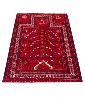 فرش دستباف قدیمی دو و نیم متری بلوچ کد 179579