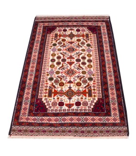 فرش دستباف قدیمی ذرع و نیم بلوچ کد 179586