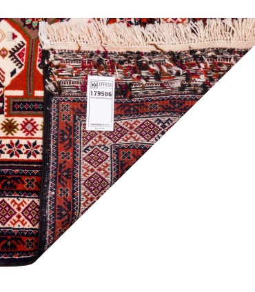 فرش دستباف قدیمی ذرع و نیم بلوچ کد 179586